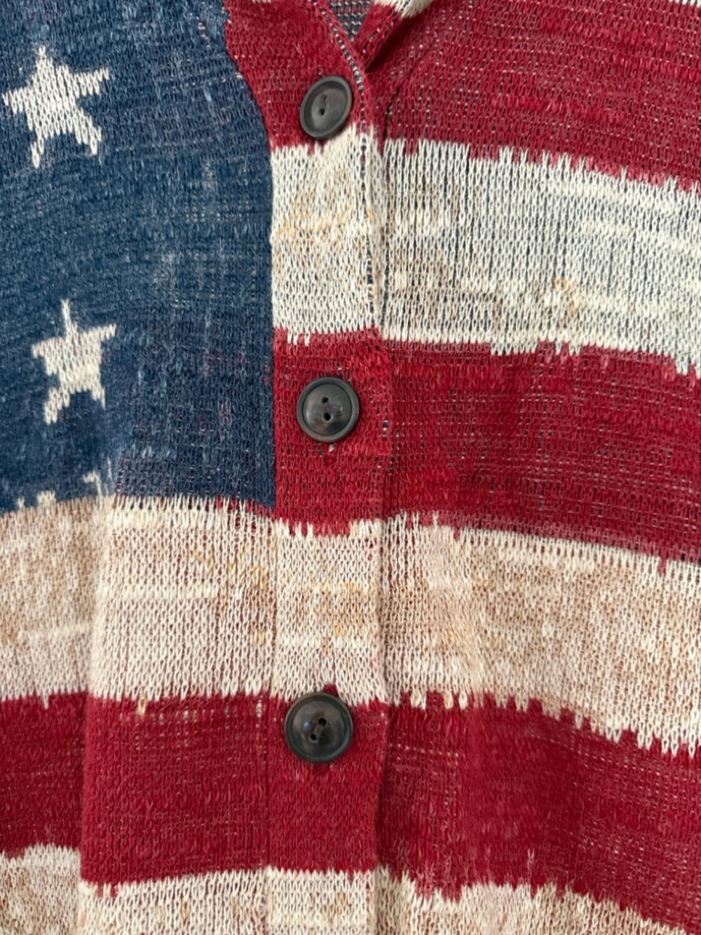 Vintage Vibes Denim & Supply Ralph Lauren American Flag Cardigan πΊπΈ - Picture 7 of 12